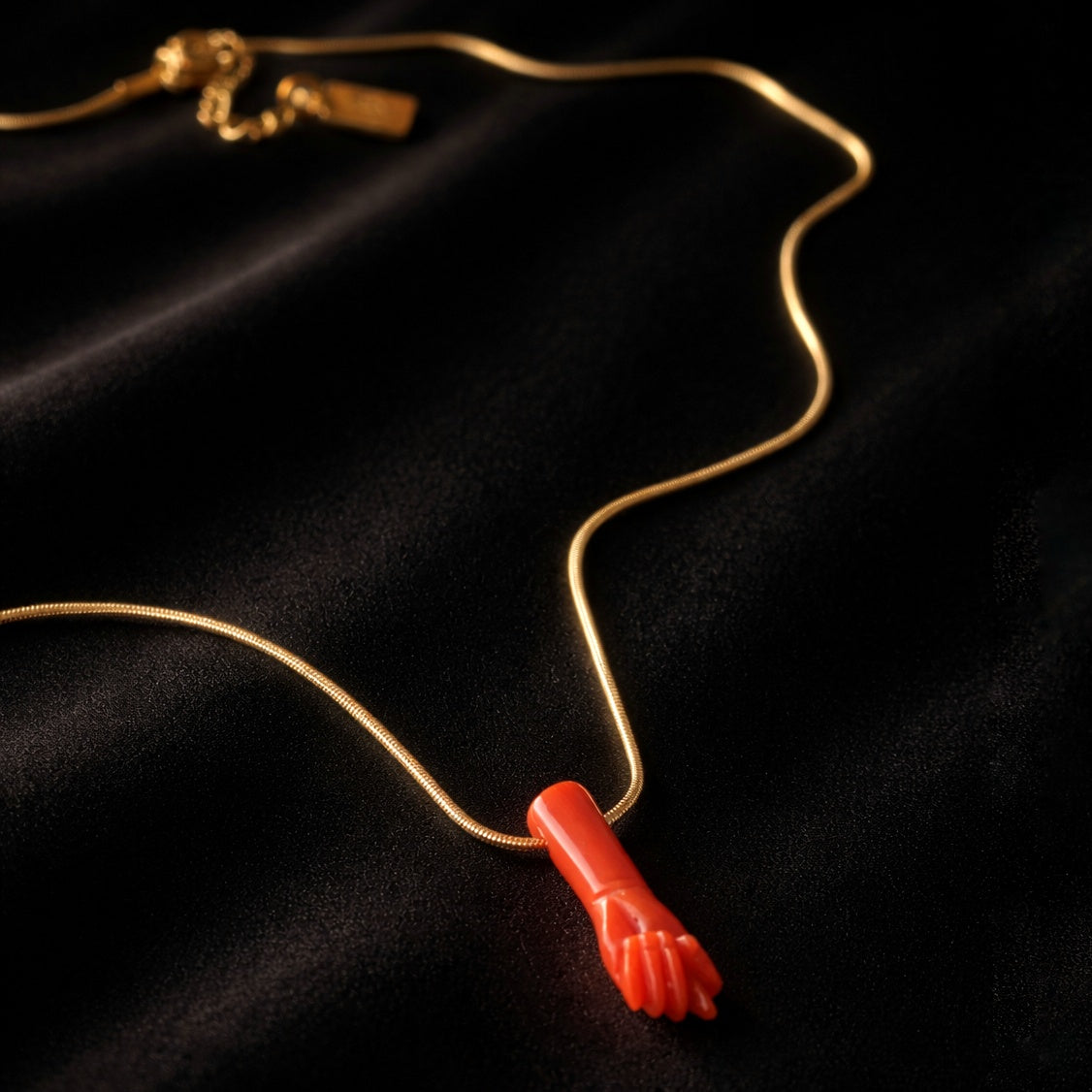 MANVS FICA in corallo