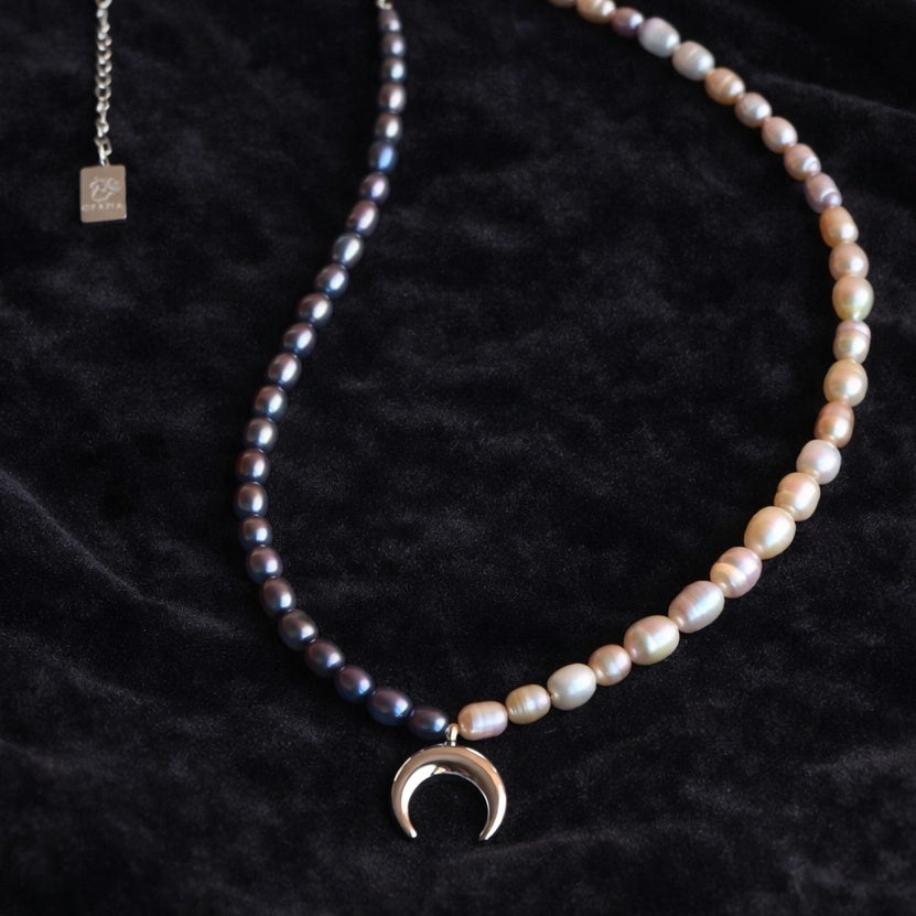 Girocollo Neruda Nox argento