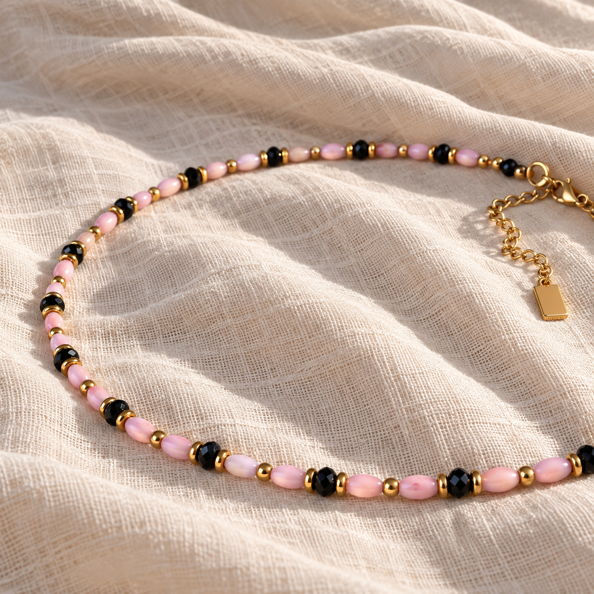 Collanina Caterina - corallo rosa