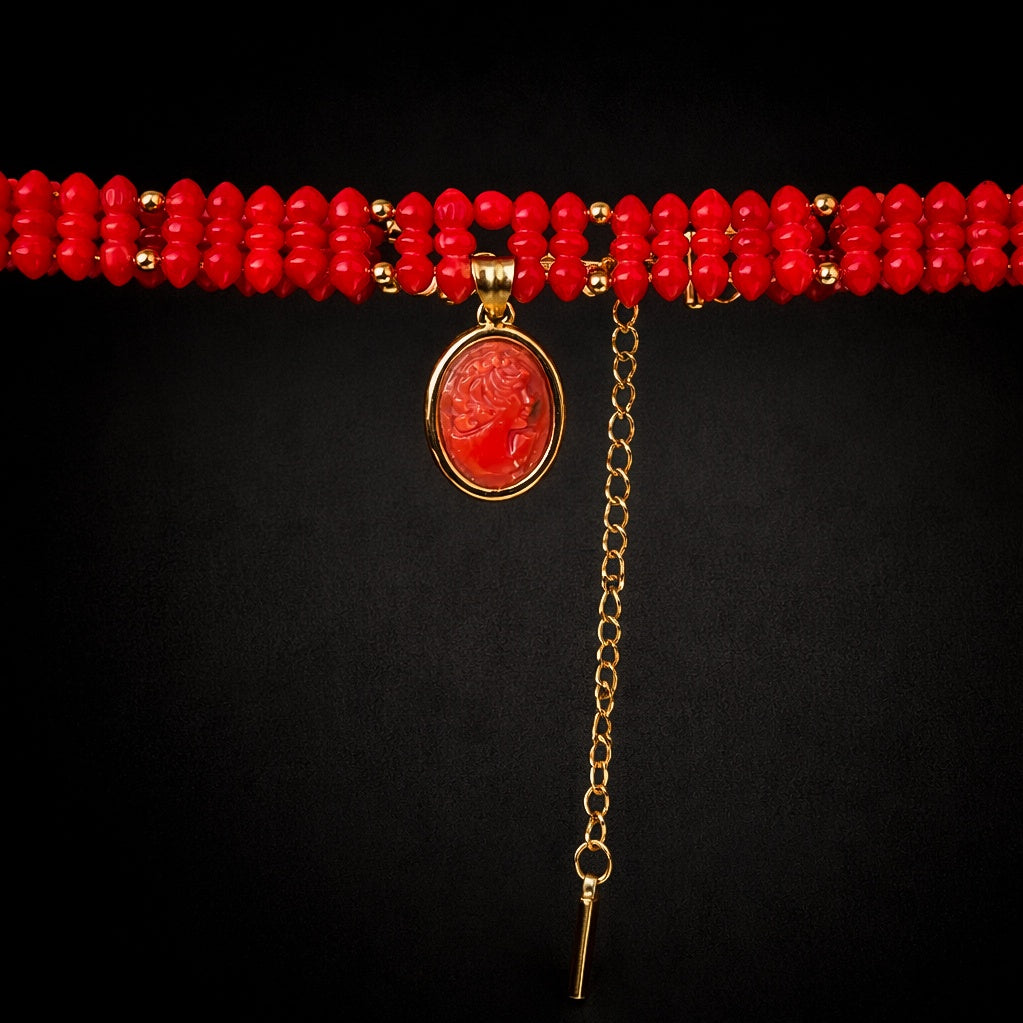 Collier Circe in corallo