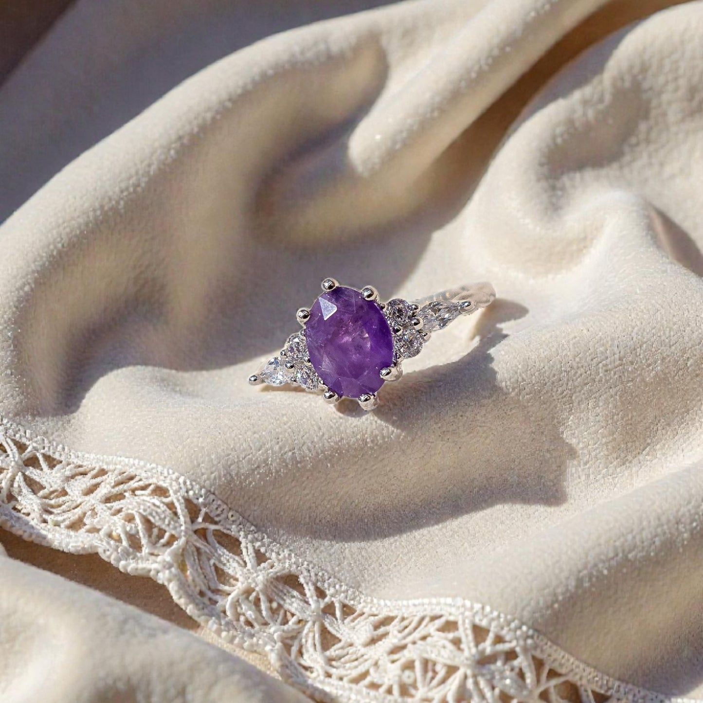 FLAMMAE ametista - argento